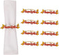 Thanksgiving Napkin Rings Set of 8, Thankful Napkin Rings by Getfitsoo