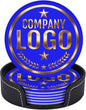 Custom Coaster with Logo by Handmade