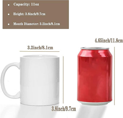 TANGLONG 11oz White Ceramic Sublimation Cups, Ceramic Cup, Sublimation Mugs - Image 2