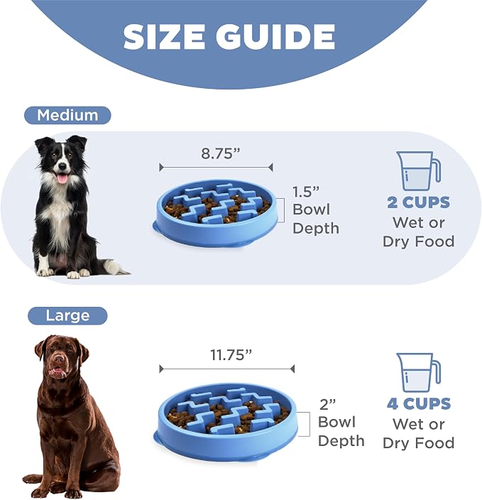 Outward Hound Fun Feeder Slo Bowl – Medium 2‑Cup Capacity, Slow Feeding - Image 5