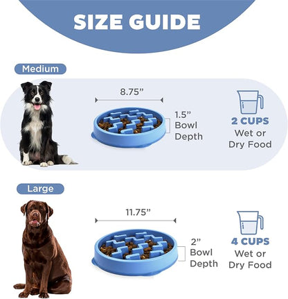 Outward Hound Fun Feeder Slo Bowl – Medium 2‑Cup Capacity, Slow Feeding - Image 5