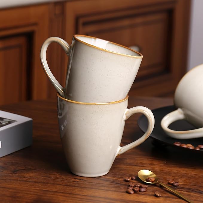MONITO 17oz Ceramic Coffee Mugs Set of 6, Dishwasher&Microwave Safe, Reactive - Image 9