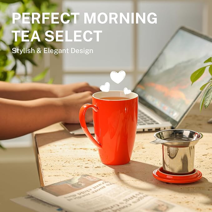 Sweese 15oz Porcelain Tea Mug - Image 5