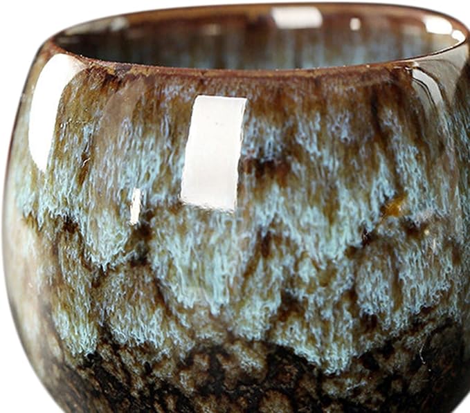 Amagogo Tea Cups, Pottery Chinese Tea Cup, Japanese Tea Cups, Asian Porcelian - Image 2