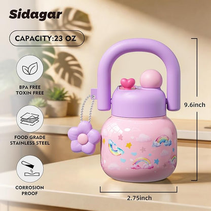 22 oz Tote Insulated Water Bottle - Image 2