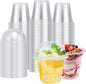 BYSNOW 100 Pack 9 oz Clear Plastic Dessert Cups by BYSNOW