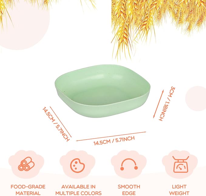 Cat Food Bowl Set, 6 inch Wide Shallow Cat Bowl - Image 2