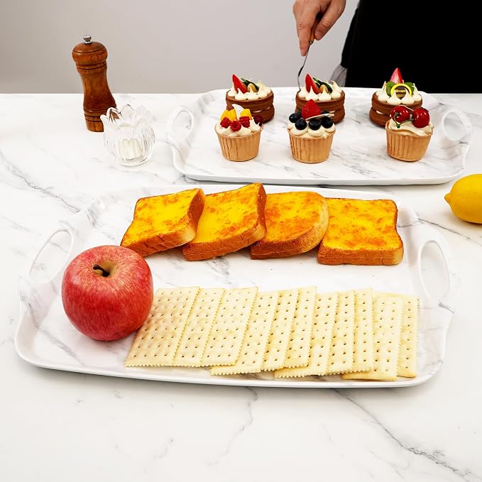 TP Melamine Serving Trays with Handles, 17” x 12”, Serving platters - Image 6