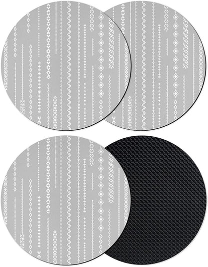 Modern Minimalist Art Coasters Set of 4, Absorbent Coasters by Unknown