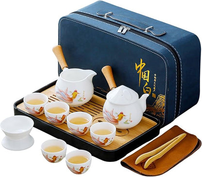Chinese Tea Set Traditional, Chinese Gongfu Tea Set by REOWONU