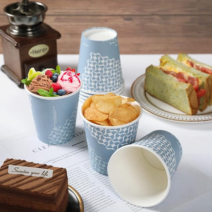 MUCHII Paper Coffee Cups 10 oz, Hot Coffee Tea Juice, Office Water Cooler - Image 7