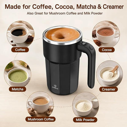 Self Stirring Coffee Mug, 12oz Rechargeable Magnetic Mixing Cup - Image 5