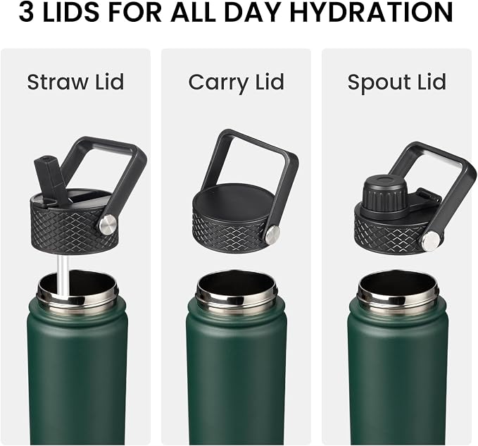 Konokyo 24 oz Insulated Stainless Steel Water Bottle - Image 4