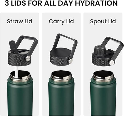 Konokyo 24 oz Insulated Stainless Steel Water Bottle - Image 4