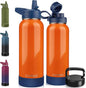 CIVAGO 40 oz Insulated Stainless Steel Water Bottle by CIVAGO