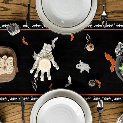 Artoid Mode 210 GSM Halloween Table Runner 13x36 Inch Home Party Decor | Wizard - Image 3