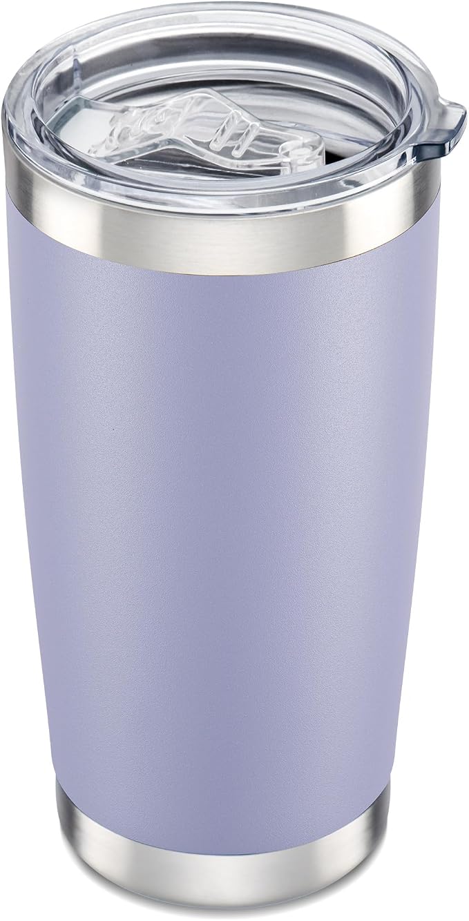 20 oz Tumbler with Lid Stainless Steel Insulated Tumblers Cups Travel Mug | by Orebigo