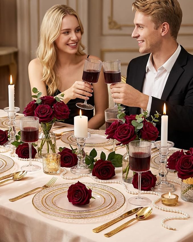 Ciaell 12 Pack Plastic Wine Glasses - Image 5
