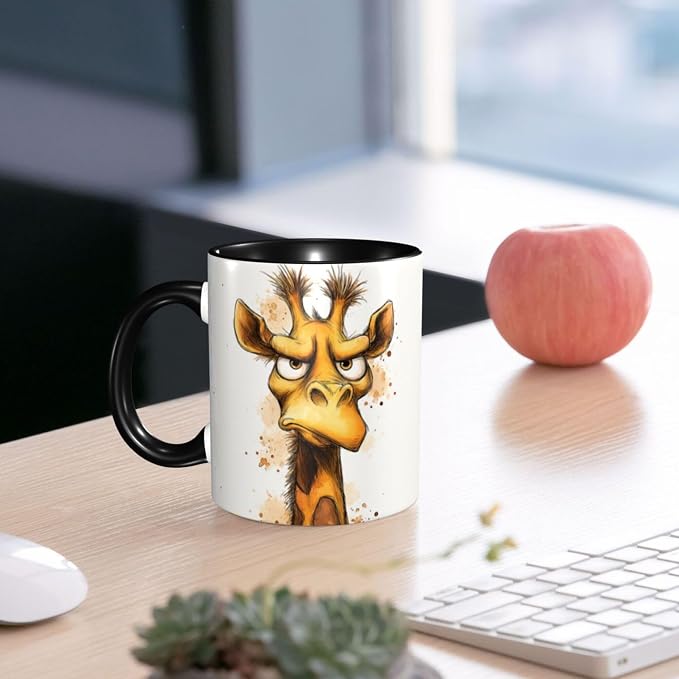 Yrebyou Giraffe Coffee Mug 11oz Ceramic Cup - Image 6