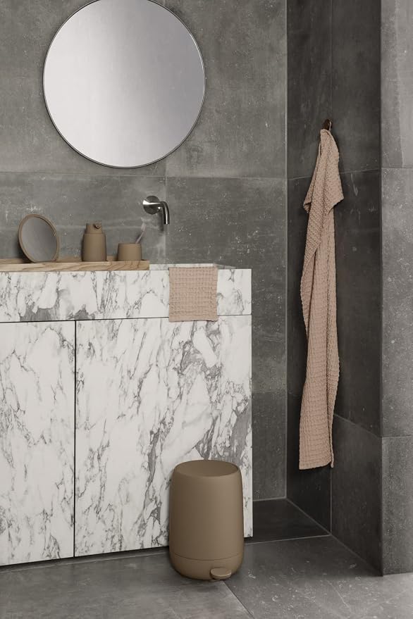 blomus SONO Modern Bathroom Countertop Tumbler and Toothbrush Holder Organizer - Image 4