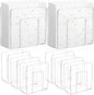 Patelai 8 Pack Crystal Acrylic Clear Napkin Holder by Patelai