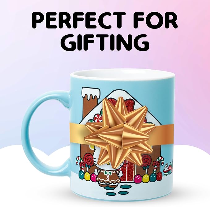 Silver Buffalo Sanrio Hello Kitty Gingerbread House, Ceramic Mug, 20oz | Holiday - Image 6