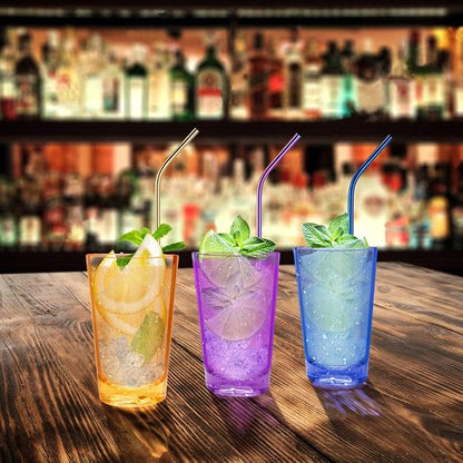 Unbreakable Drinking Glasses, Juice Glasses 5 Oz Plastic Tumblers Cups Set of 6 - Image 7