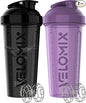 VELOMIX 2 Pack 28oz Protein Shaker Bottle by VELOMIX