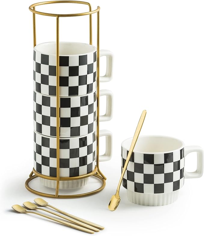 Miamolo Stackable Coffee Mug Set of 4 by Miamolo