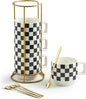 Miamolo Stackable Coffee Mug Set of 4 by Miamolo