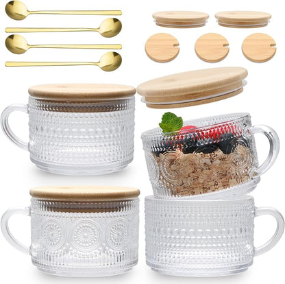 Maredash 4pcs Overnight Oats Containers by Maredash
