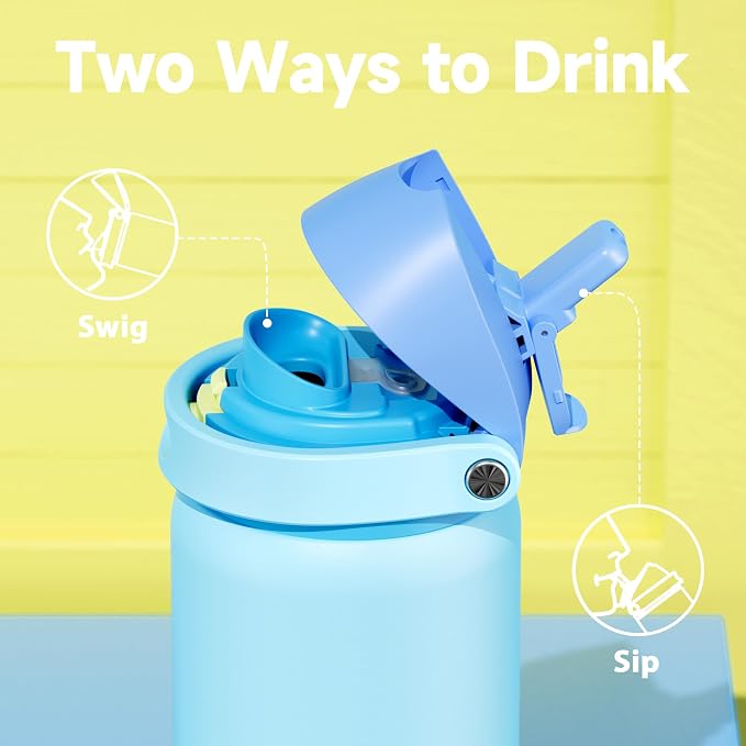32 oz Insulated Water Bottle for Men: Meoky Stainless Steel Water Bottle - Image 2