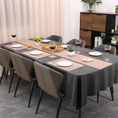 Table Runners 72 Inch Long, Dual-Sided Faux Leather Table Runner | Waterproof - Image 6