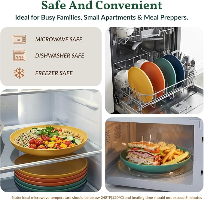 Deep Dinner Plates Set of 8 Alternative - Image 6