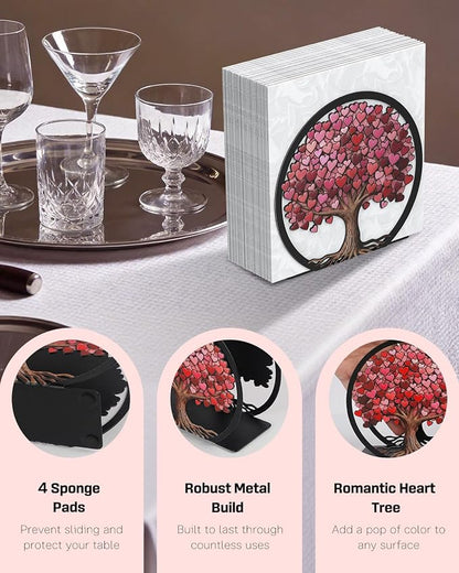 Uniclife Metal Napkin Holder for Table Standing Napkin Dispenser|Luncheon & - Image 4