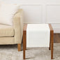 Solino Home 100% Pure Linen Dining Table Runner Ivory Hemstitch, 14 x 36 in | by SolinoHome