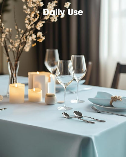 Pureegg Plastic Table Cloth Disposable 12 Pack, 54 x 108 Inch Table Cloths - Image 9