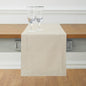 Solino Home Cotton Linen Dining Table Runner Linen Hemstitch, 14 x 132 in | by SolinoHome