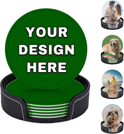 Custom Drink Coasters Set of 6 by YHPHRTA