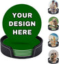 Custom Drink Coasters Set of 6 by YHPHRTA