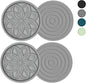 HFHOME Silicone Coasters Set, Bar Tabletop Protection by HFHOME