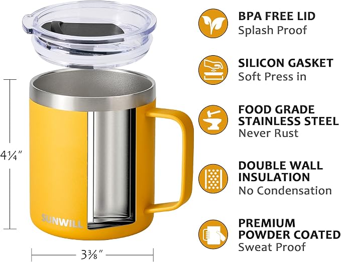SUNWILL Insulated Coffee Mug - Image 2