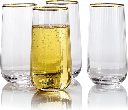 Lysenn Stemless Wine Glasses Set of 4 by Lysenn