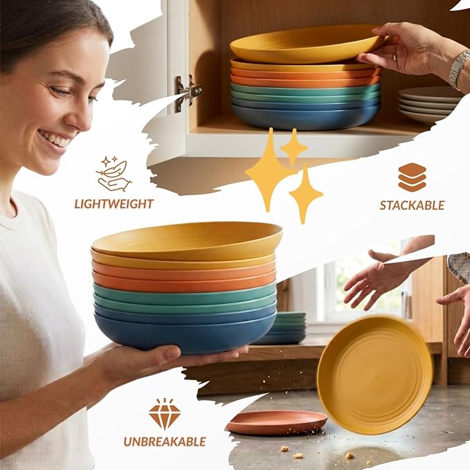 Deep Dinner Plates Set of 8 Alternative - Image 5