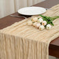 8 Pack Sand Cheesecloth Table Runner 120 Inch Boho Wedding Decor | Cheesecloth by Fixwal