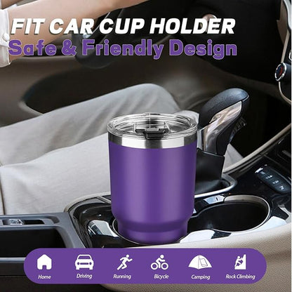 30 oz Tumbler with Lids and Straws, Stainless Steel Insulated Coffee Tumbler - Image 6