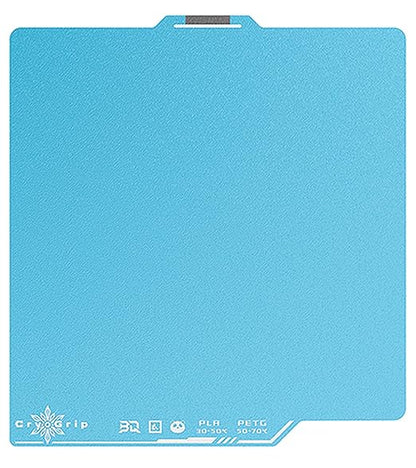 BIQU CryoGrip Pro Frostbite for Bambu-Lab P1S/P1P/P2S/X1C/X1E/A1 257x257mm Cold Build Plate Room Temperature Print Double Sided Upgrade Plate Removable Surface Platform