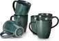 vancasso STARRY Ceramic Coffee Mug Set of 6, 16 Oz Tea Cups by vancasso
