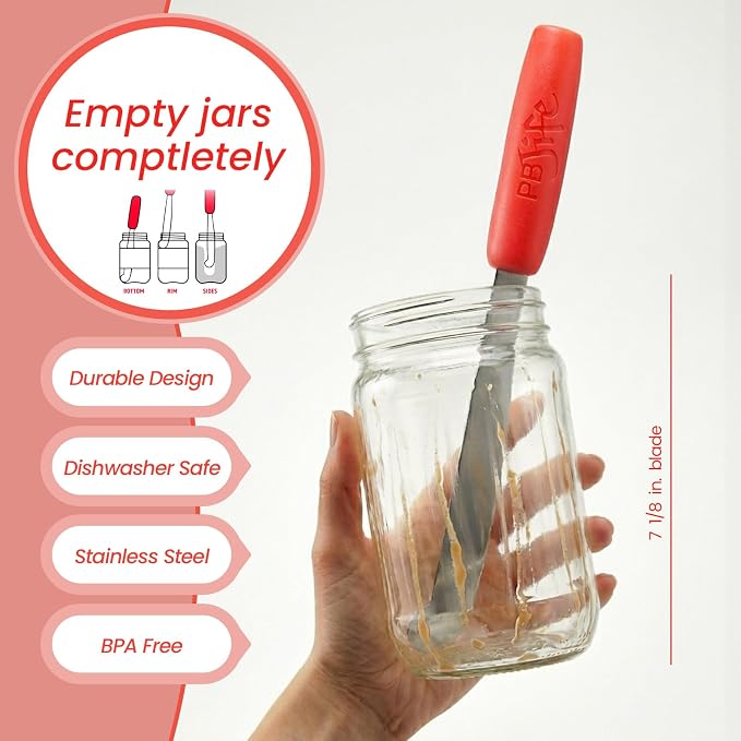 PB-JIFE! The Ultimate PB knife. Stir, and clean the BIG Jars - Image 8