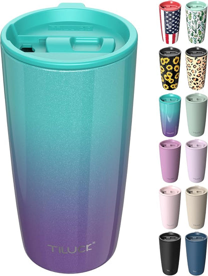TILUCK 20 oz Insulated Coffee Tumbler by TILUCKBringsGoodLuck